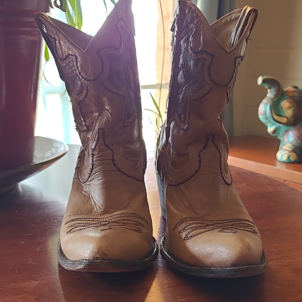 Old Gringo Yipee Kiyay Tan Women's Western Leather Boots